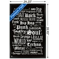 thumbnail image 3 of Music - Text Wall Poster, 22.375" x 34", Framed, 3 of 6