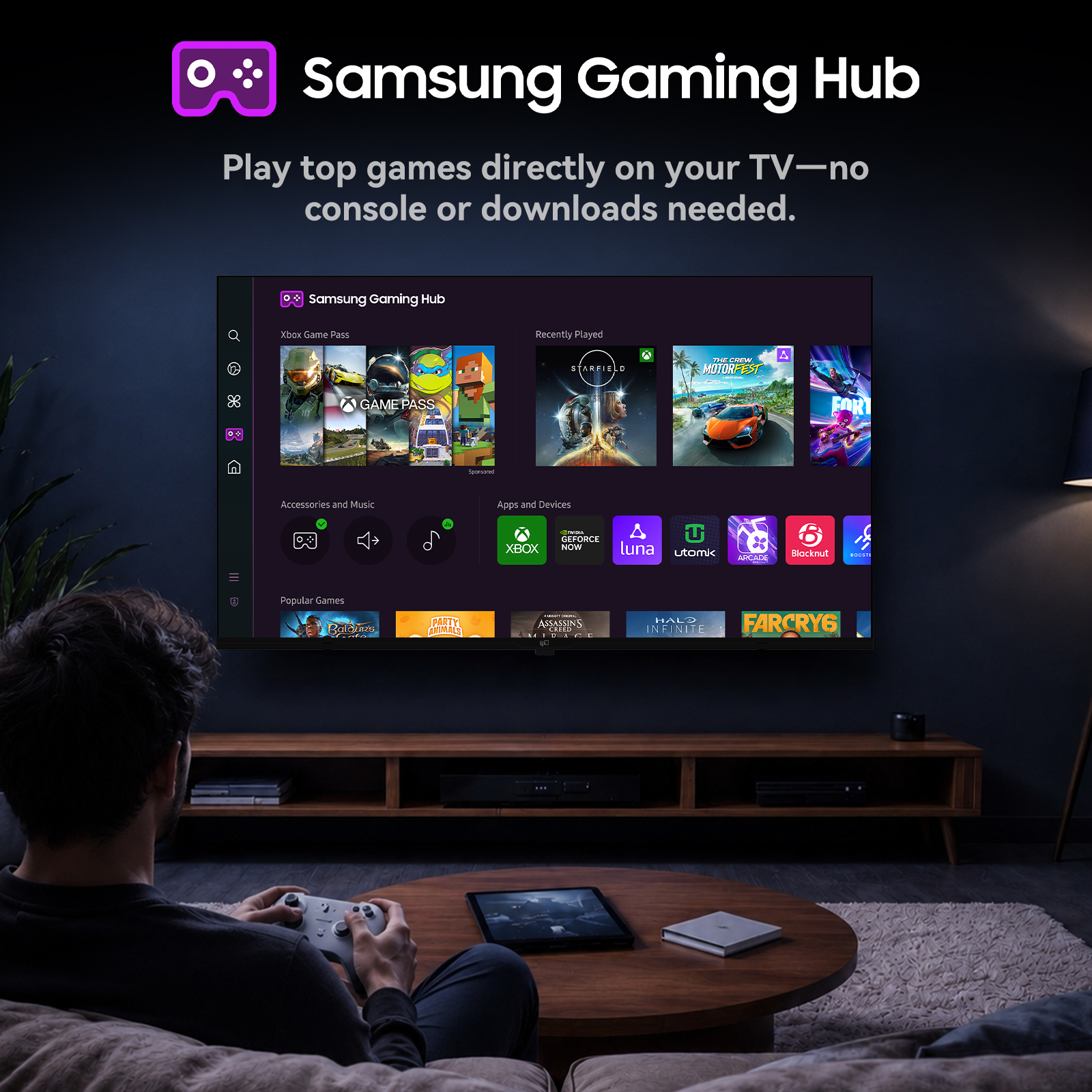FPD 32" 720p Smart TV with Tizen and Voice Control photo 2
