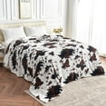 thumbnail image 2 of Soft Cow Print Blanket, Ultra Cozy Cow Throw Blanket for Couch Bed and Travel, Cow Decor Throw Blankets for All Seasons, 2 of 5