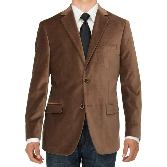 Mens Camel Modern Fit Blazer Luciano Natazzi Two Button