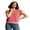 Pink, variant on LMLYSoH Womens Knit Sweater Vest Sleeveless Round Neck Button Up Striped Tops for Casual Streetwear