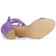 thumbnail image 5 of Women's Open Toe Lace Up Chunky High Heels Sandals Purple US 9/UK 7/EU 40, 5 of 6