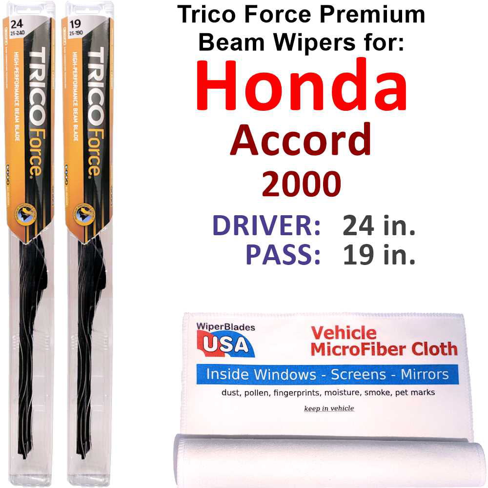 2000 Honda Accord Performance Beam Wipers (Set of 2) - Walmart.com
