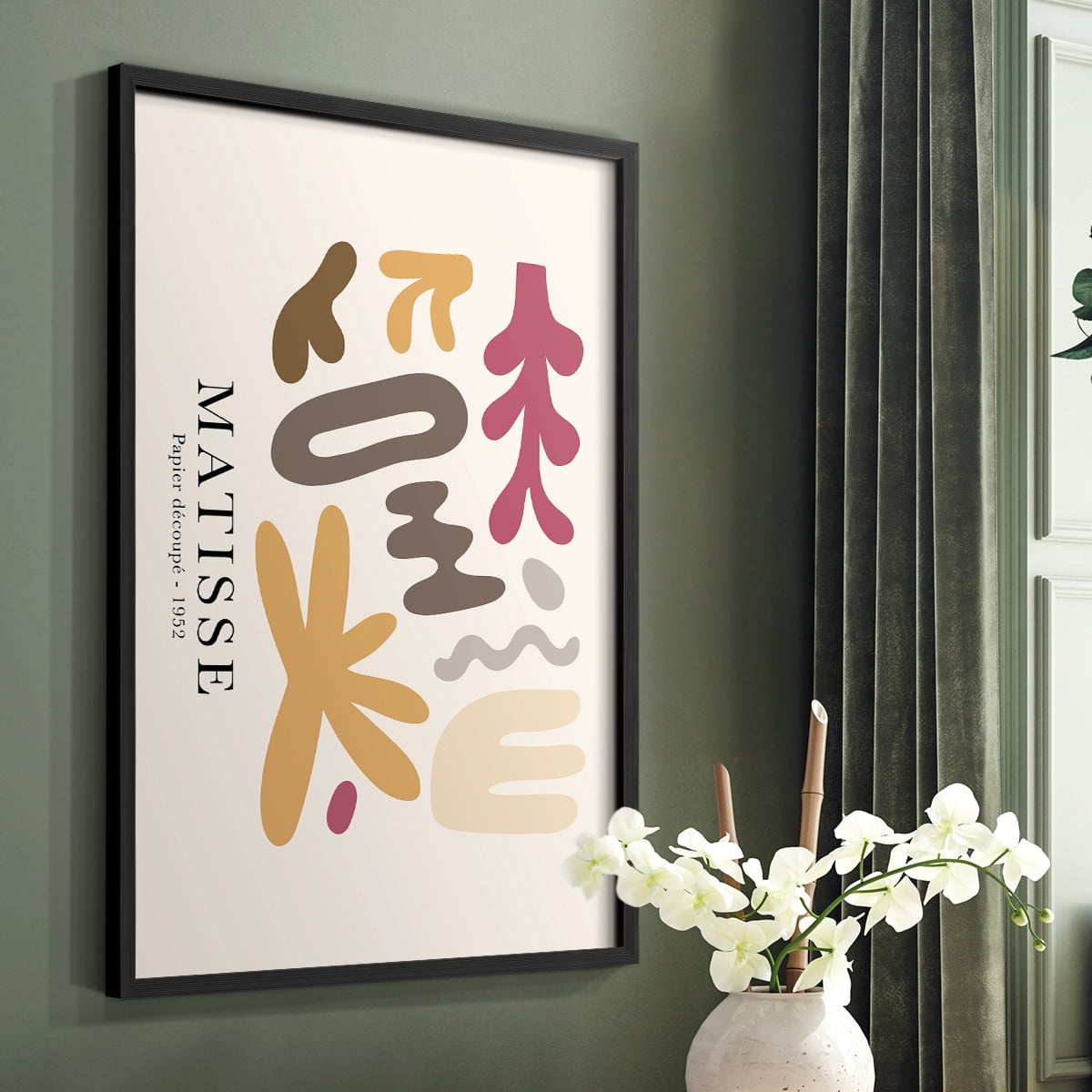 Matisse CCXLV in Solid Wood 16 x 20 Framed Print