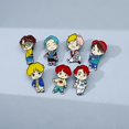 thumbnail image 2 of Pin esmaltado, alfileres de solapa de Metal, broche de dibujos animados BT21, insignias en mochila, alfiler de Metal, sombreros, ropa, Jeans, decoración, regalo de joyería de moda Dengxun unisex, 2 of 2
