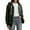 Army Green, variant on Women's Cozy Hooded Jacket For Everyday Wear Soft Winter Outerwear With Secure Zip Closure And Pockets Comfortable Layering