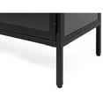 thumbnail image 3 of Metal/Glass TV Lowboard/Stand for TVs up to 50" in Black, 3 of 5