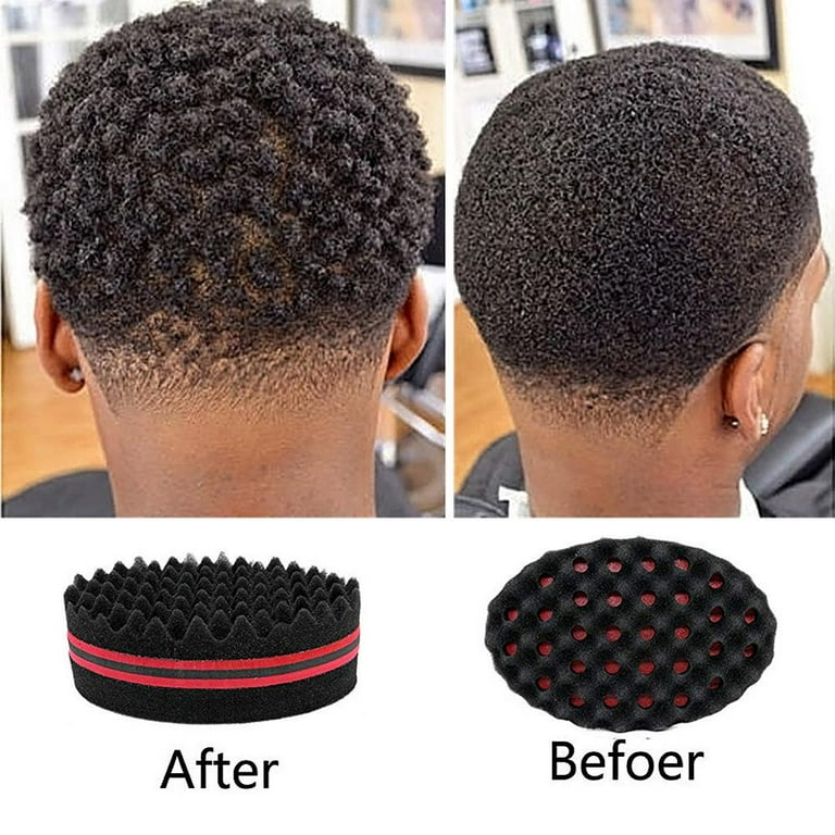 Hair Sponge Brush Two-Sided Barber Curl Sponge Hair Styling Care Tool Wave  Hair