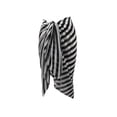 thumbnail image 1 of Ropa Playa Ocean Pacific para Mujer Pashmina Larga Estampado Rayas Negro Talla Única, 1 of 4