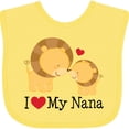 thumbnail image 3 of Inktastic I Love My Nana Boys or Girls Baby Bib, 3 of 4
