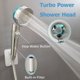 thumbnail image 2 of Nuevo cabezal de ducha de hélice Turbo giratorio de 360 grados con pequeño ventilador Abs lluvia boquilla de pulverización de alta presión accesorios de ducha de baño, 2 of 5