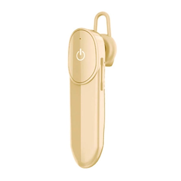 Matsuzay Mini auricular Bluetooth Auriculares inalámbricos Manos libres Micrófono para auriculares en la oreja Cables de audio/vídeo oro