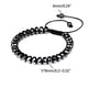thumbnail image 3 of Pulsera magnética de piedra biliar negra, piedra energética para la salud, pulsera tejida retro, 3 of 4