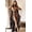 Black, variant on Plus Size Mesh Glamour Robe with Feathers