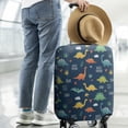 thumbnail image 2 of Dinosaur Pattern with Text Elements Luggage Cover Fashion Suitcase Cover Baggage Covers Fit 25-28 Inch Luggage (Go Travel), 2 of 4