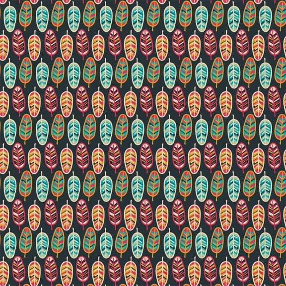 Emma & Mila Cotton Fab By The Bolt Feathers 8yd