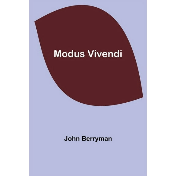 Modus Vivendi, (Paperback)