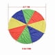 thumbnail image 5 of Paracaídas de juego JM Funchute Canopy 6 pies con 8 Asas para 3 a 4 niños, 5 of 5