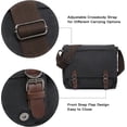 thumbnail image 6 of NANAHuang Large Vintage Canvas Messenger Shoulder Bag Travel Crossbody Purse Briefcase Business Bag for 15inch Laptop, 6 of 6