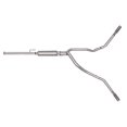 thumbnail image 2 of Fits 2011-2012 Ford F-150 Gibson Exhaust Exhaust System Kit 69020 Extreme Cat Back System; Stainless Steel; With Muffler; 2-1/2 Inch Pipe Diameter; Single Exhaust With Dual Exit; Split Rear Exit, 2 of 4