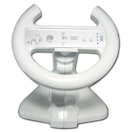 dreamGEAR Nintendo Wii Racing Wheel (white)