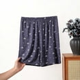 thumbnail image 2 of yillto Women's Plus Size Pajama Shorts Elastic Waist Loungewear Loose Bottoms Soft Comfy Sleepwear Pjs, 2 of 5