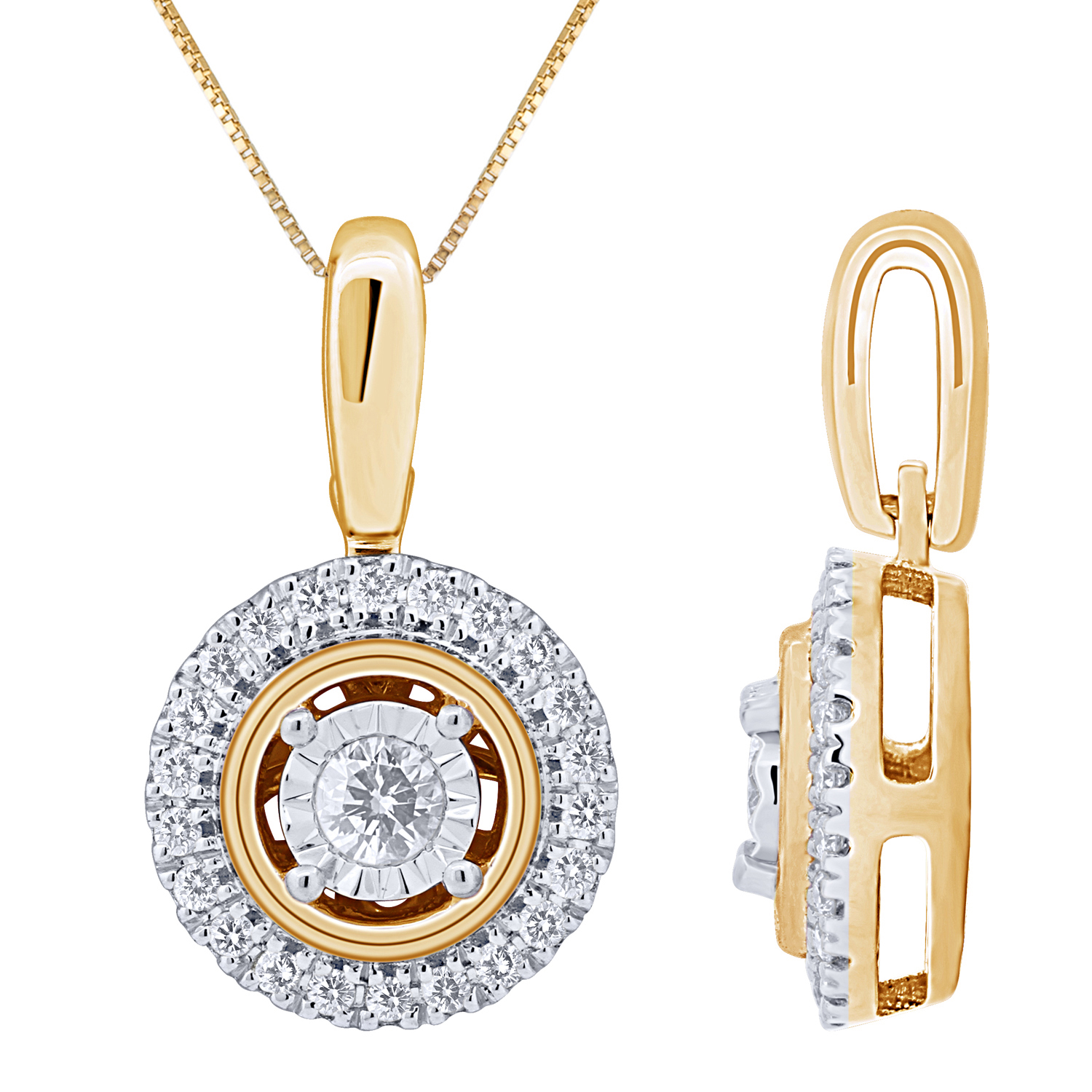 Walmart diamond pendant Clearance