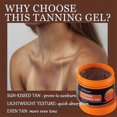 thumbnail image 2 of Intensive Tanning Gel With Carrot Coconut Oil, Tanning Bed Lotion Accelerator, Waterproof Aun Tanning Lotion, Nourishing Hydrating Tanning Gel, In, 2 of 5