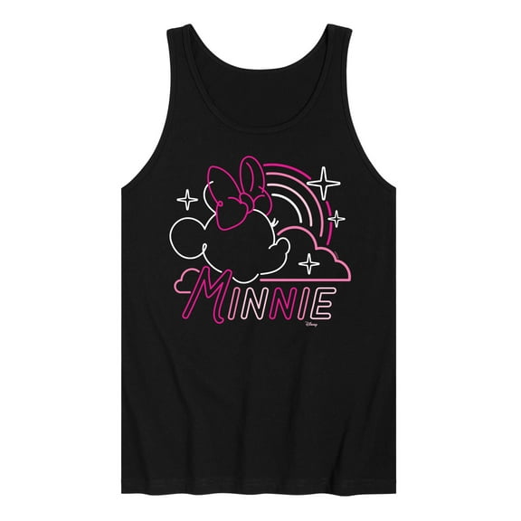 Disney - Minnie Mouse - Neon Rainbows & Stars - Men's Jersey Tank Top