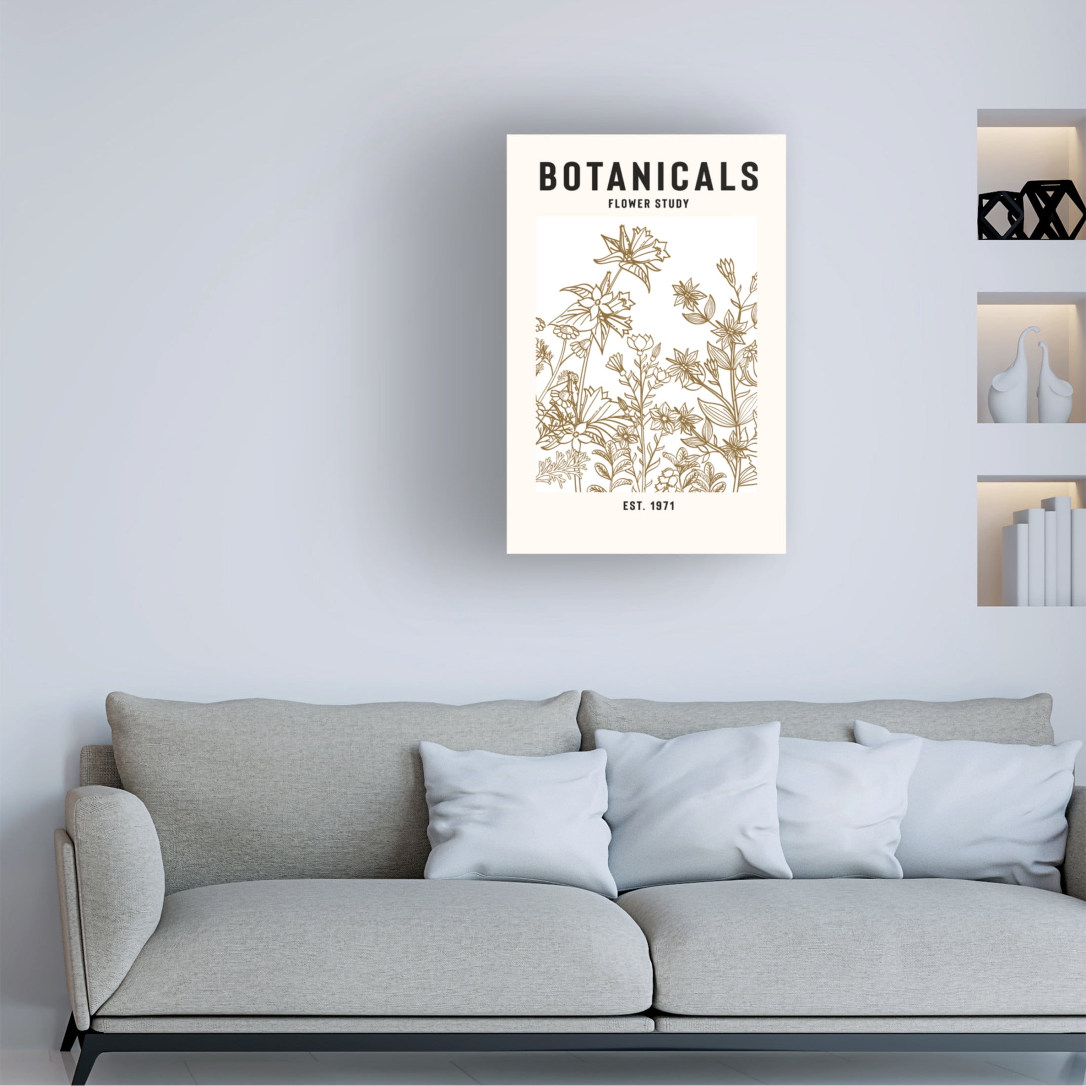 Trademark Fine Art jay stanley Botanicals Flower Study Ii Canvas Wall Art