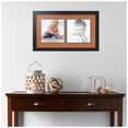 thumbnail image 2 of ArtToFrames Collage Photo Picture Frame with 2 - 8x8 Openings, Framed in Black with Red Orange and Black Mats (CDM-3926-40), 2 of 8
