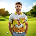 thumbnail image 5 of HOMYGIFTS Personalized Beer Lover Polo Shirt for Men – Custom Face Print, Fun Party Style & Unique Gift Idea, 5 of 10