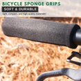 thumbnail image 2 of Foam Comfort MTB Grips - High-Density Foam Rubber for  Hand and Wrist Comfort, Durable and Ergonomic Design for Mountain Biking and Cycling - 125mm Length (Pair)$$Sport & Recreation Other, 2 of 6