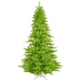 thumbnail image 1 of Vickerman 6.5' Lime Fir Artificial Christmas Tree with 600 Aqua LED Lights, 1 of 3