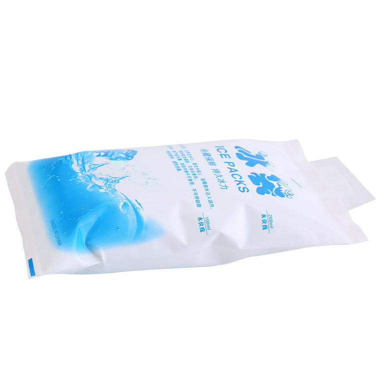HERCHR 10pcs Reusable Ice Packs Gel Cooling Bags for Food Vegetable Wine  Medical Industrial Use, Ice Bag, Reusable Gel Pack 