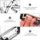 thumbnail image 4 of 15 clips para portapapeles, de metal, con resorte, para carpetas escolares, 4 of 8