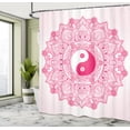 thumbnail image 5 of Ambesonne Ying Yang Shower Curtain, , 69"Wx84"L, Pink, 5 of 5