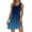03#Dark Blue, variant on Swim Dress for Women Swimwear Eyelet Summer Dresses for Women 2025 Sleeveless Casual Boho Bikini Beach Cover Up Bathing Suit Cover Up Tie Dye Plus Size Sundresses with Pockets Brown S