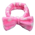 thumbnail image 1 of Diadema Qarigey con lazo punto blanco rosa, 1 of 6