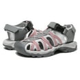 thumbnail image 3 of NeedBo Women's Closed Toe Sport Hiking Sandals Walking Outdoor Summer Athletic Sandals, Grey Pink Size 6, 3 of 7