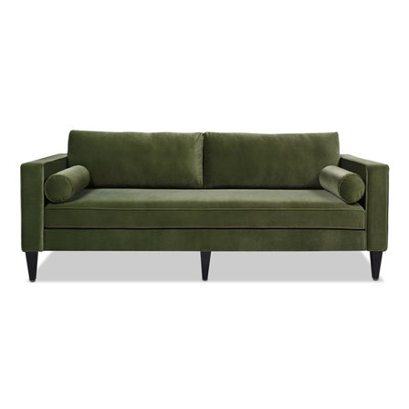 Pemberly Row Modern / Contemporary Lawson Sofa Olive Green Finish