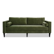 Pemberly Row Modern / Contemporary Lawson Sofa Olive Green Finish