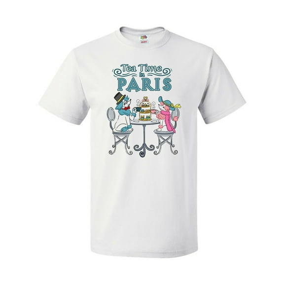 Inktastic Tea Time in Paris-colorful French Poodles T-Shirt