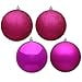 thumbnail image 3 of Vickerman N596070A 2.4 in. Fuchsia 4 Finish Assorted Color Christmas Ornament Ball - 60 per Box, 3 of 3