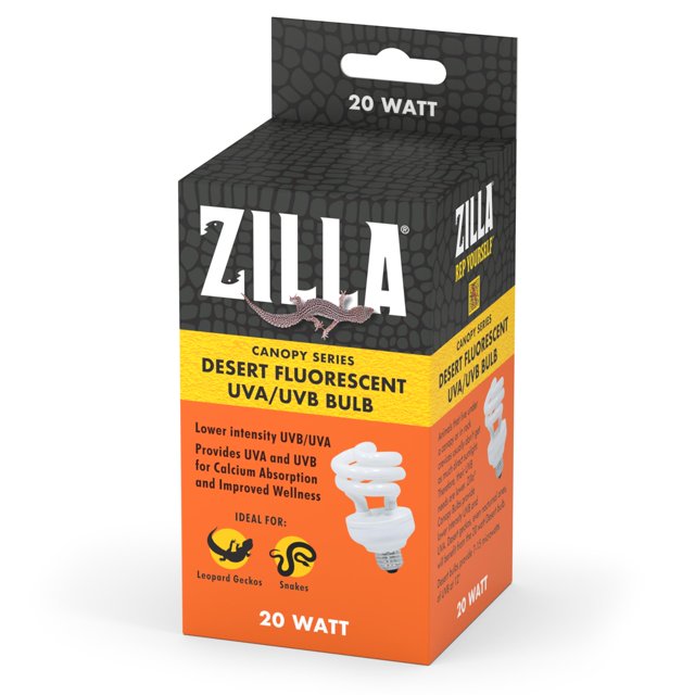 Bombilla Zilla Canopy UVB/UVA 20 W 10 cm blanca