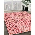thumbnail image 2 of Ahgly Company Indoor Round Patterned Deep Rose Pink Area Rugs, 4' Round, 2 of 6