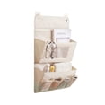 thumbnail image 2 of Joernso 1 Set Wall Hanging Bag Multiple Pockets Moisture Proof Home Organizer Closet Door Hanging Storage Pouch for Bedroom, 2 of 8
