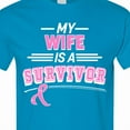 thumbnail image 4 of Inktastic My Wife is a Survivor Breast Cancer Awareness T-Shirt, 4 of 5