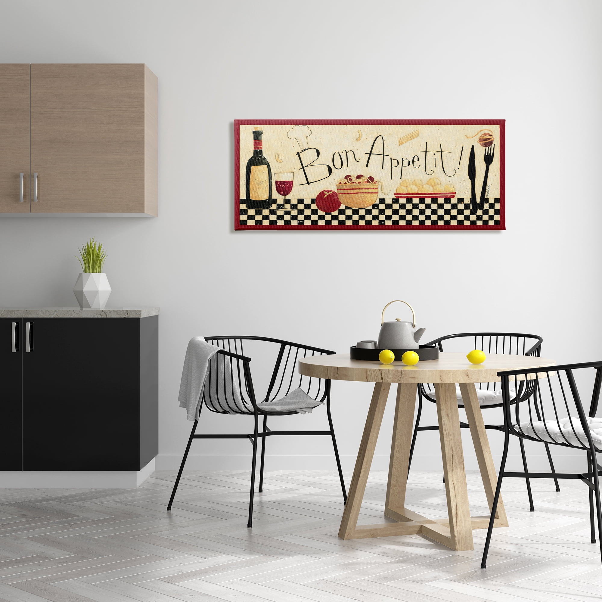 Stupell IndustriesBon Appetit Kitchen Canvas Wall Art by Dan Dipaolo