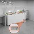 thumbnail image 2 of White Westinghouse  Congelador 18 pies 508 L  Acero blanco  2 puertas  Control dual de temperatura  Condensador interno  Canastilla interior  Manija exterior  Cerradura con llave  Luz interior  Ruedas, 2 of 10
